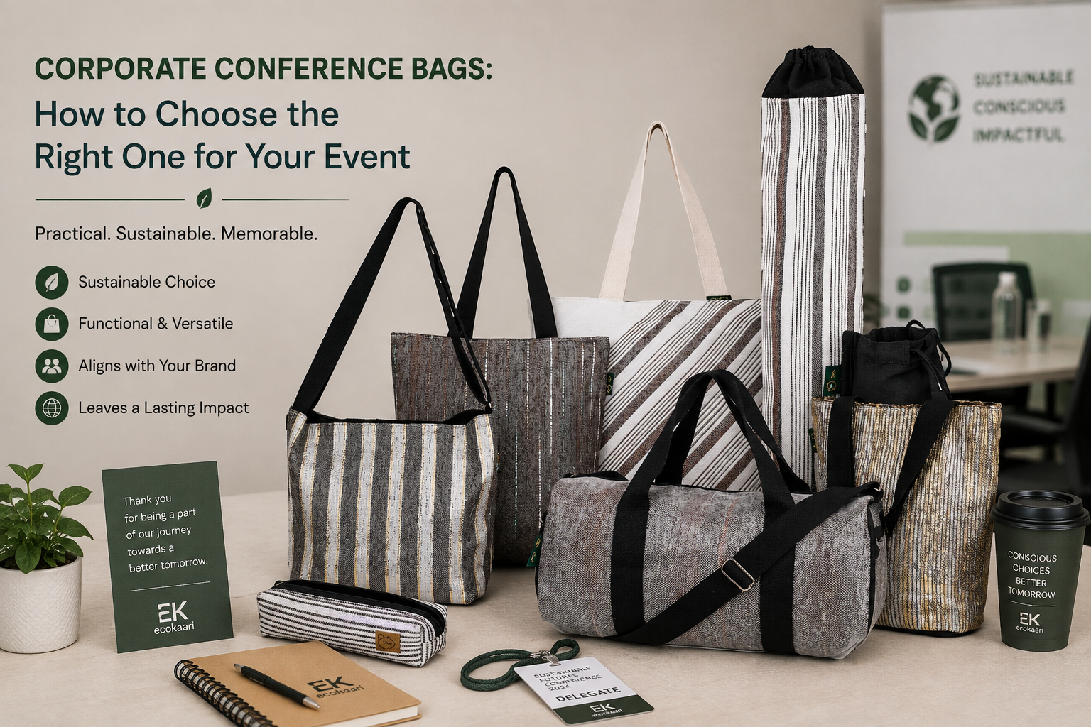 Corporate Conference Bags: How to Choose the Right One for Your Event