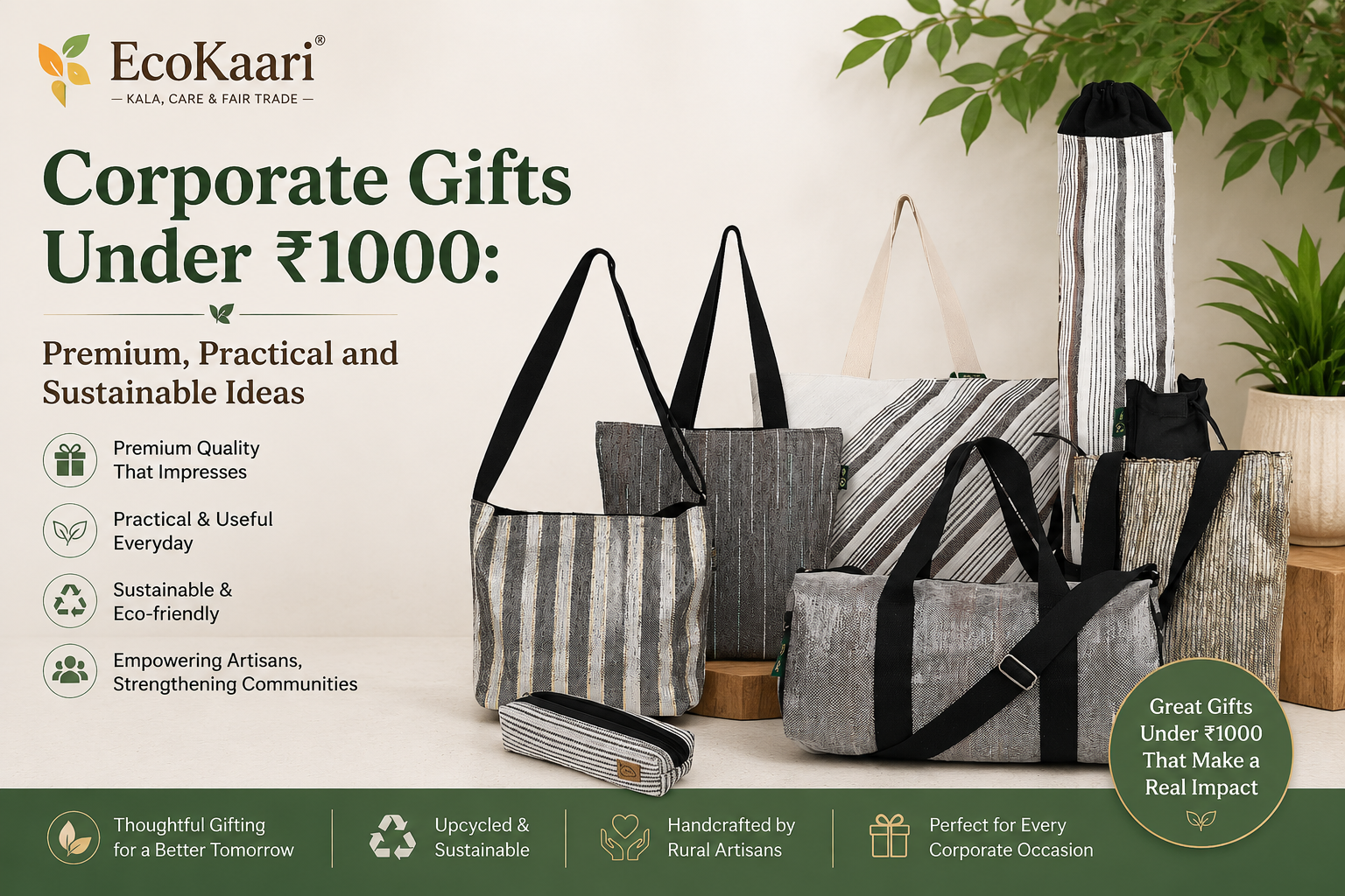 Corporate Gifts Under ₹2000: Premium Sustainable Gifting Ideas for Employees and Clients