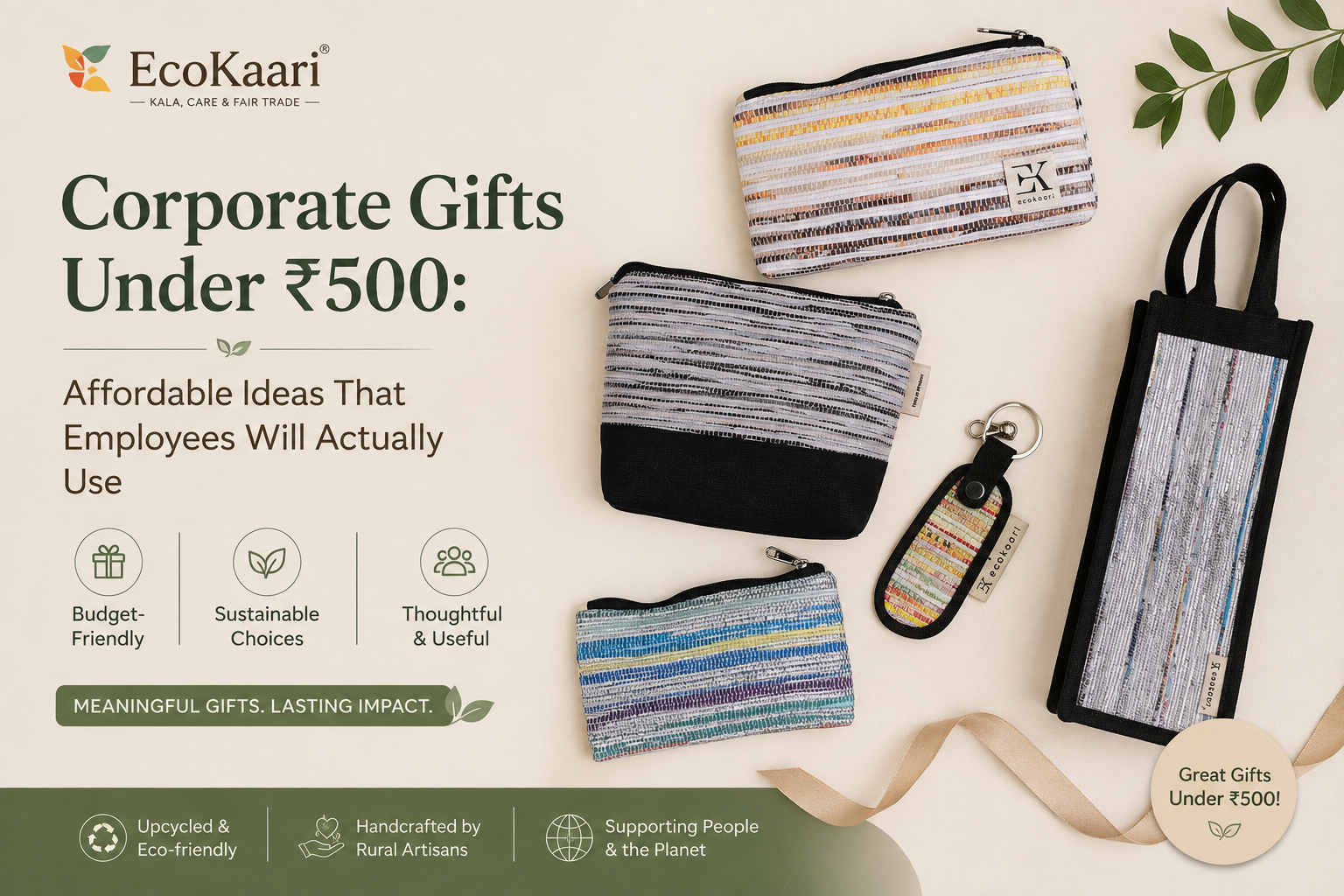 Corporate Gifts Under ₹500: Affordable Ideas That Employees Will Actually Use