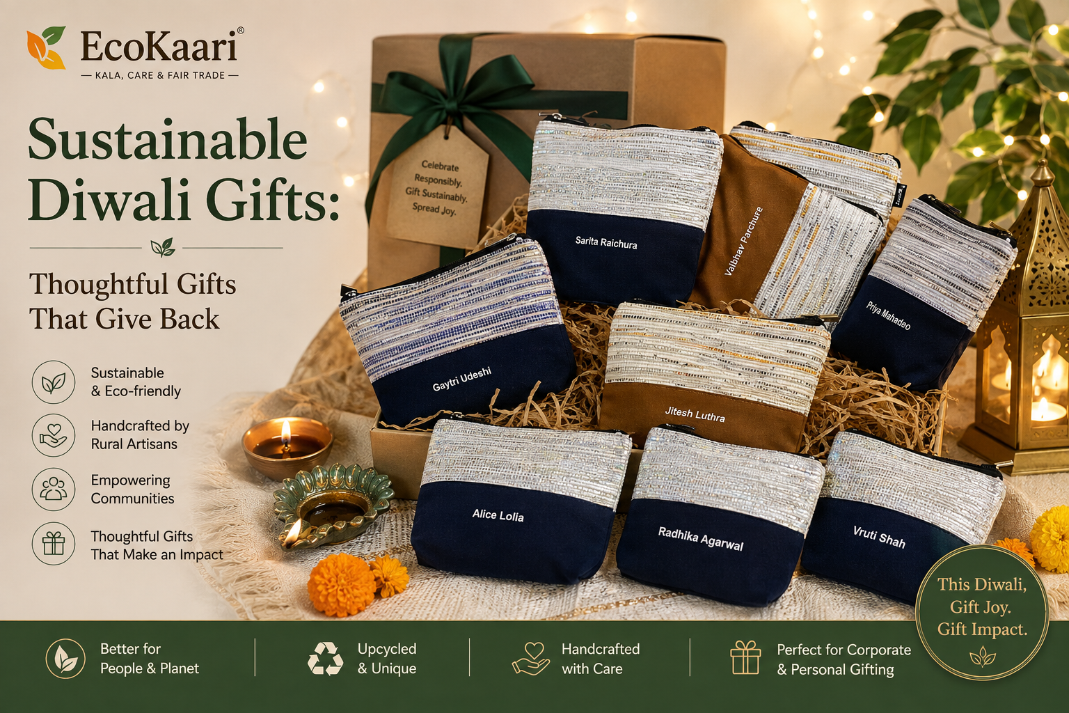 Sustainable Diwali Gifts: Thoughtful Gifts That Give Back