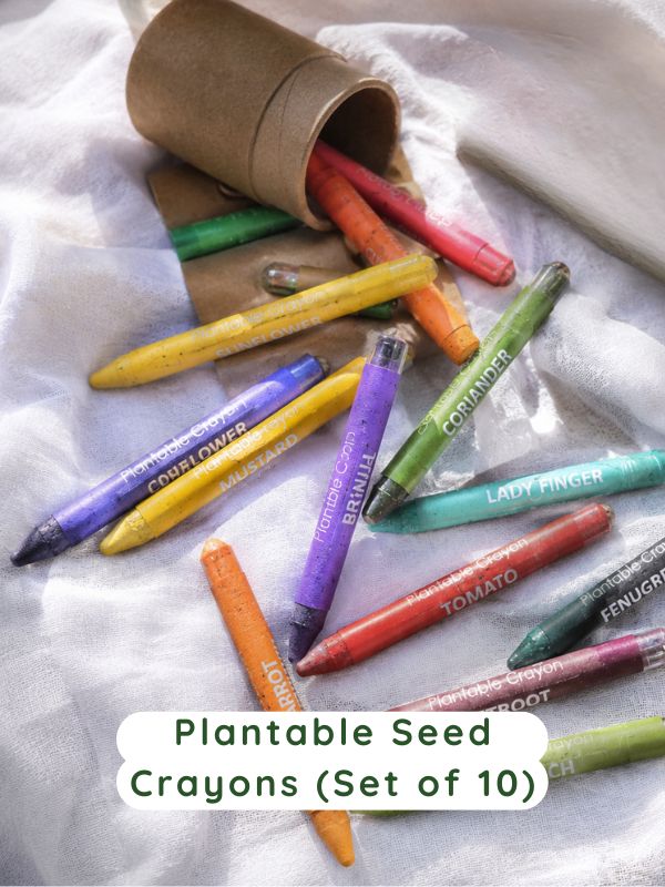 Plantable Seed Crayons (Set of 10)