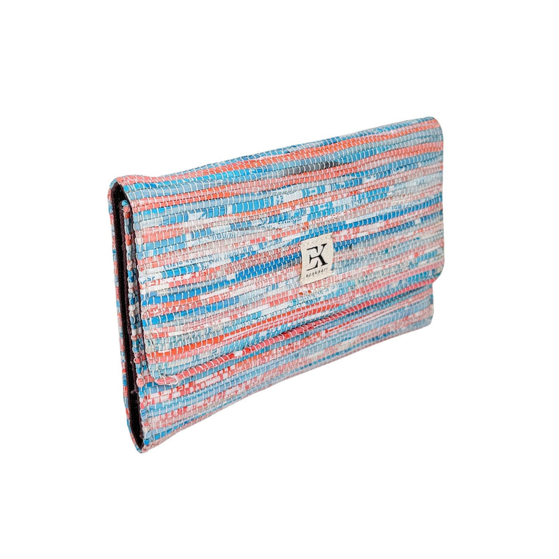 Upcycled Tri-Fold Wallet for Women