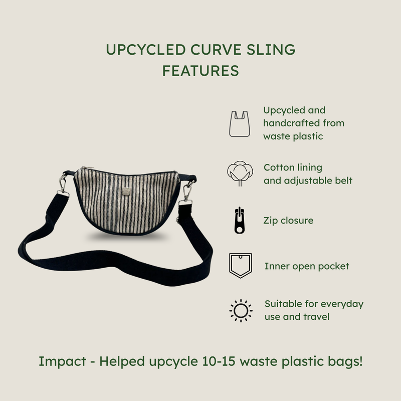 Features of Upcycled Curve Sling