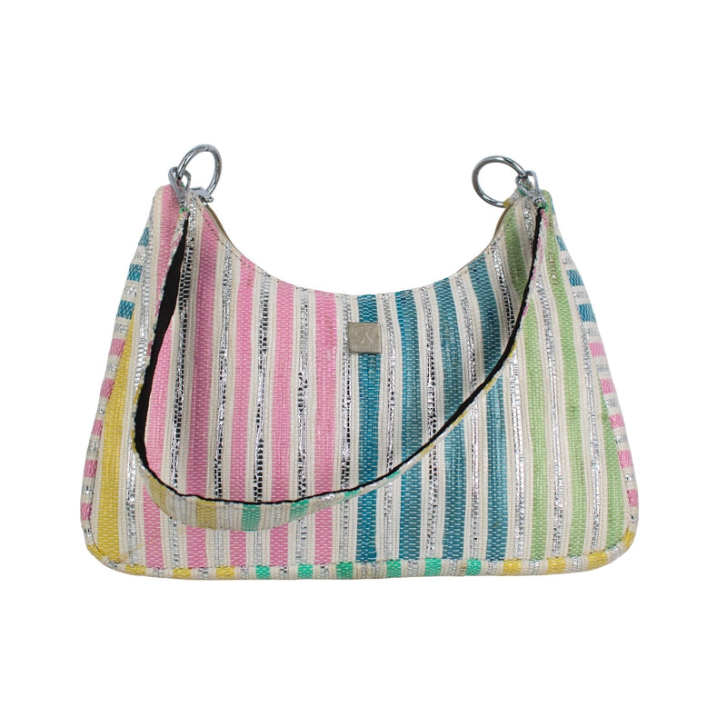 Upcycled Baguette Bag (BGT0029) | Sustainable Handbag for Women