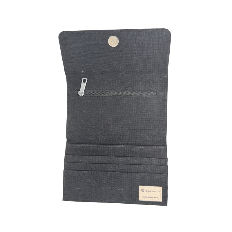 Upcycled Tri-Fold Wallet for Women