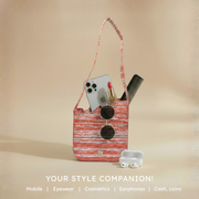 What fits in Upcycled  Wave Bag