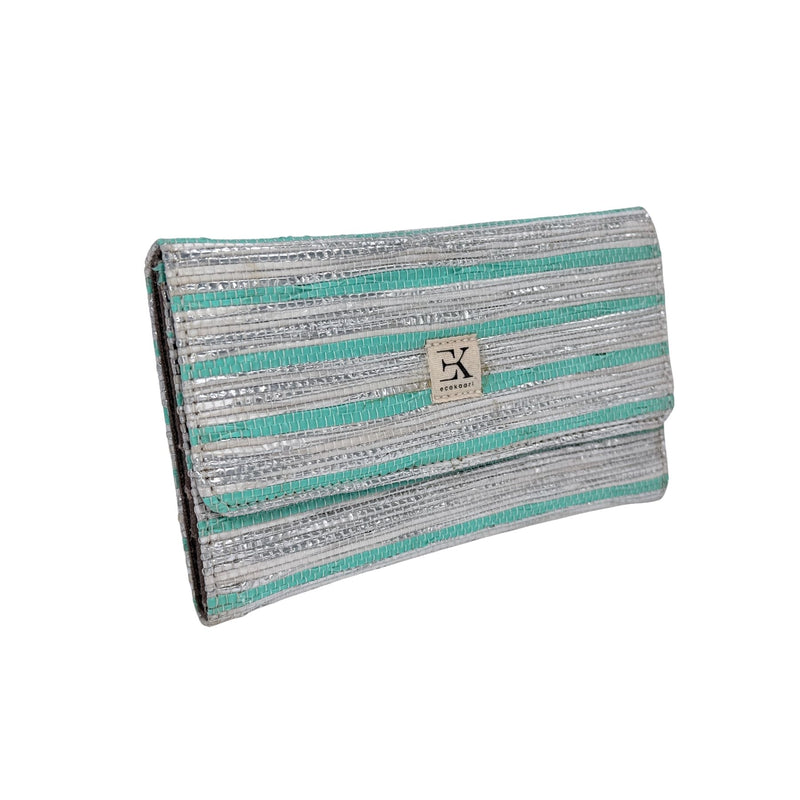 Upcycled Tri-Fold Wallet for Women