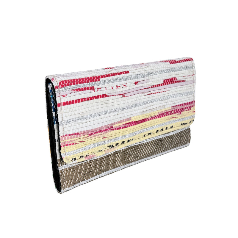 Upcycled Tri-Fold Wallet for Women (TFW0071)