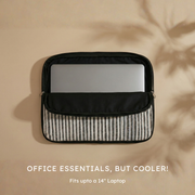 Upcycled Laptop Sleeve 14 Inch top view