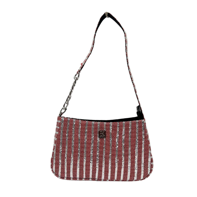 Upcycled Mini Baguette Bag (MBGT0004) | Sustainable Handbag for Women