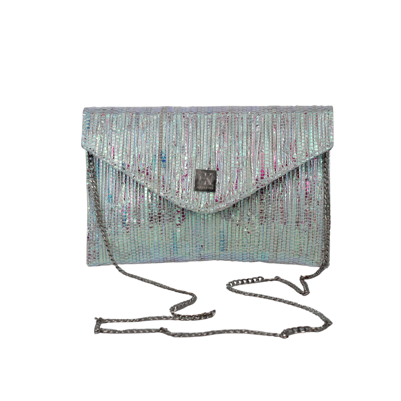 Upcycled Envelope Clutch Sling