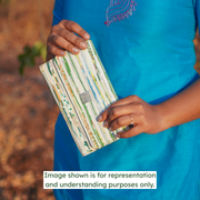 EcoKaari Upcycled Tri-Fold Wallet for Women