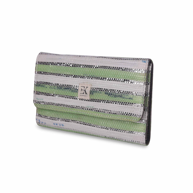 Upcycled Tri-Fold Wallet for Women