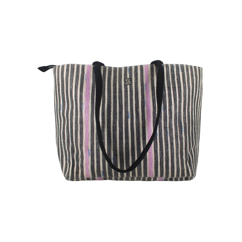 Upcycled Office Tote Bag 14" (OTS0025) | Handcrafted Laptop Tote
