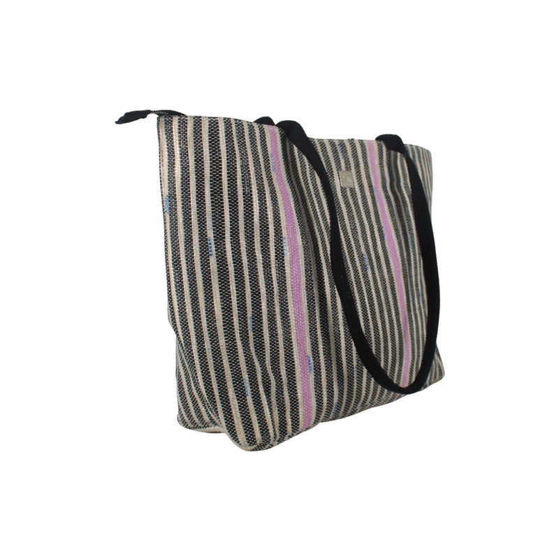 Upcycled Office Tote Bag 14" (OTS0025) | Handcrafted Laptop Tote