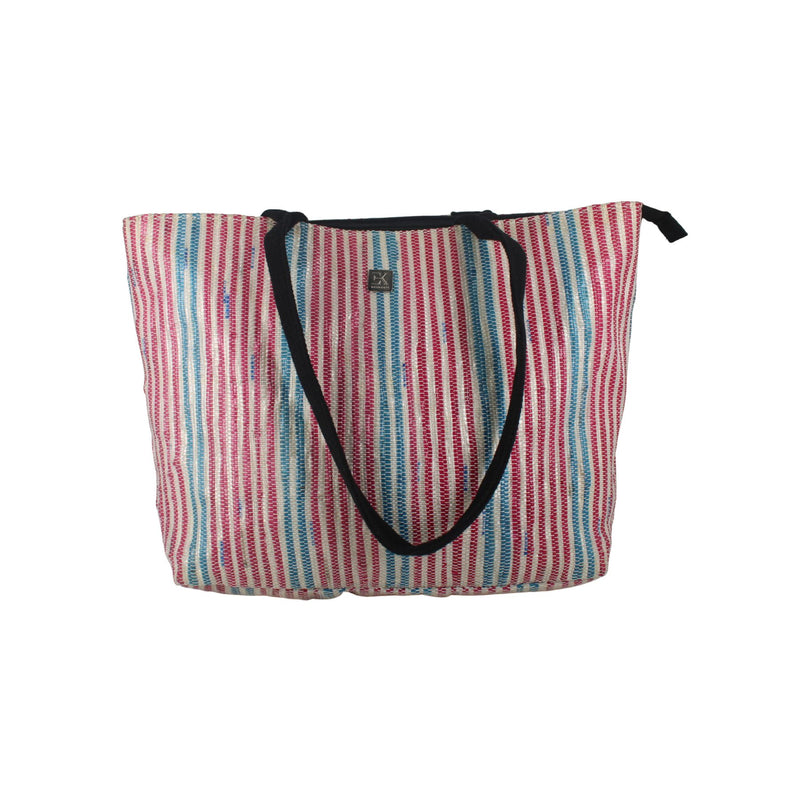 Upcycled Office Tote Bag 14" (OTS0027) | Handcrafted Laptop Tote