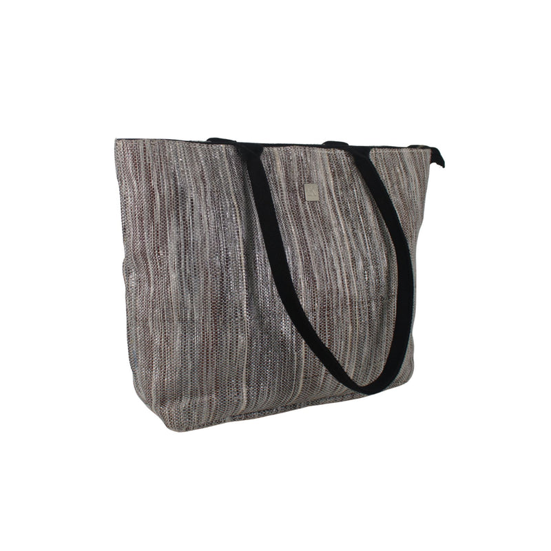 Upcycled Office Tote Bag 14" (OTS0029) | Handcrafted Laptop Tote