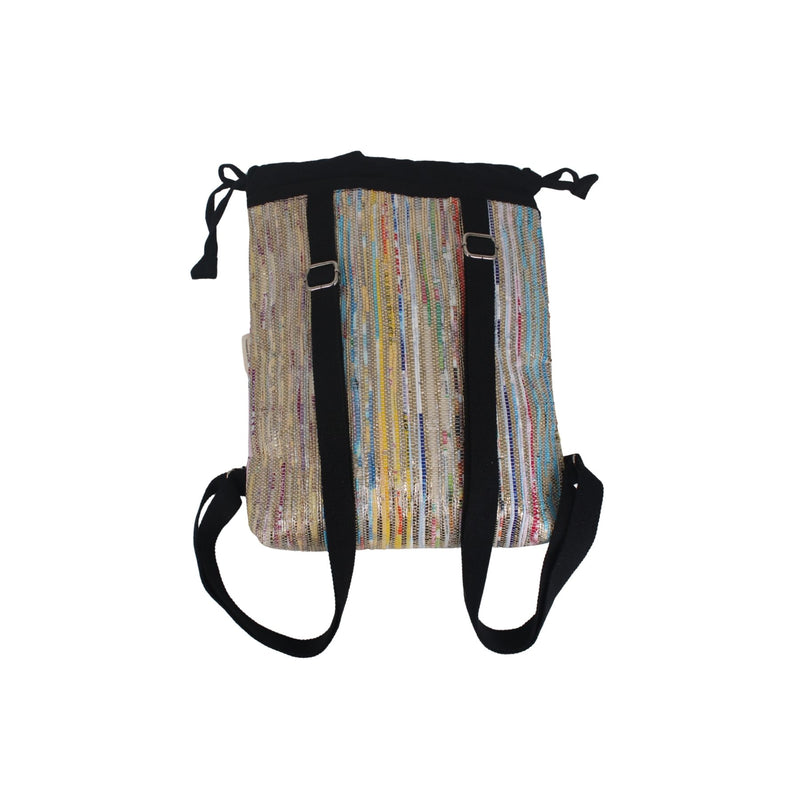 Upcycled Handwoven Light Backpack (LTB0064)