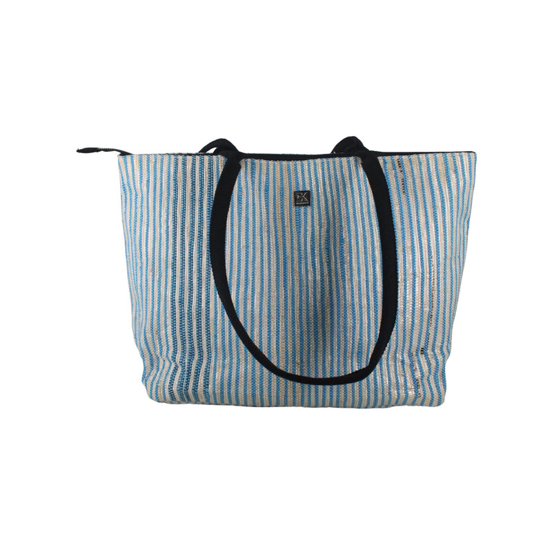 Upcycled Office Tote Bag 14" (OTS0028) | Handcrafted Laptop Tote