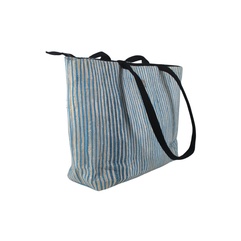 Upcycled Office Tote Bag 14" (OTS0028) | Handcrafted Laptop Tote