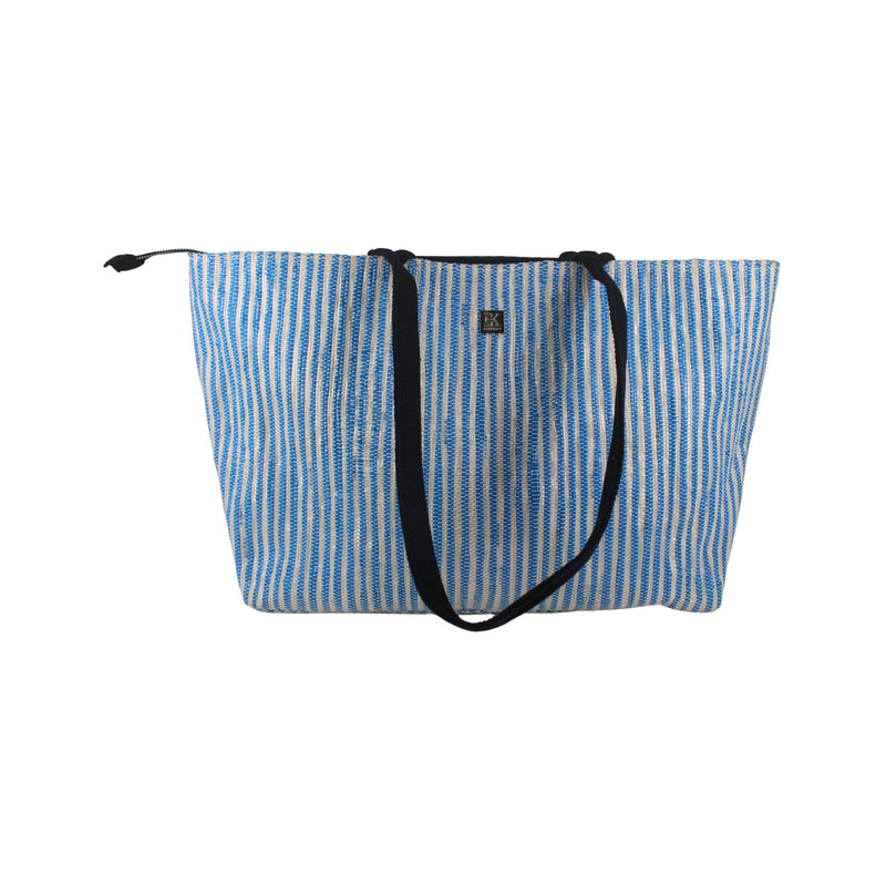 Upcycled Office Tote Bag 16" (OTL0032) | Handcrafted Laptop Tote