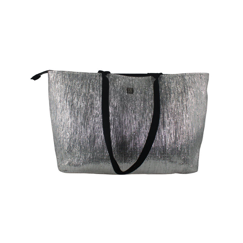 Upcycled Office Tote Bag 16" (OTL0033) | Handcrafted Laptop Tote