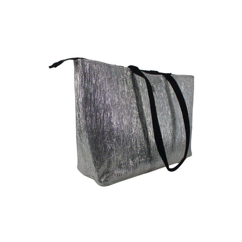 Upcycled Office Tote Bag 16" (OTL0033) | Handcrafted Laptop Tote