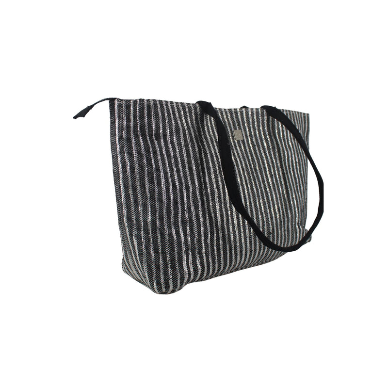 Upcycled Office Tote Bag 16" (OTL0034) | Handcrafted Laptop Tote