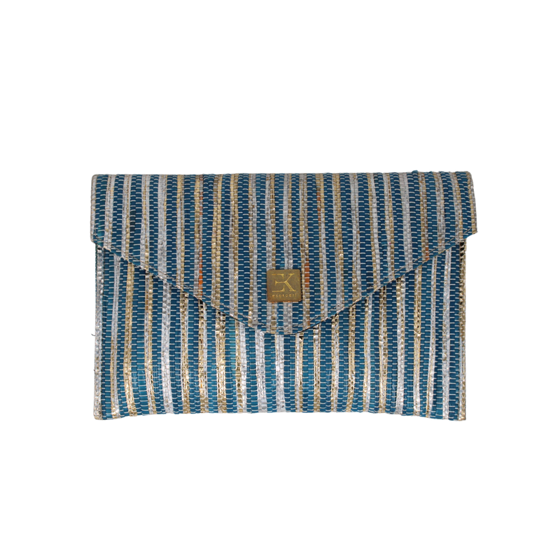 Upcycled Envelope Clutch Sling | Handcrafted from Plastic Waste