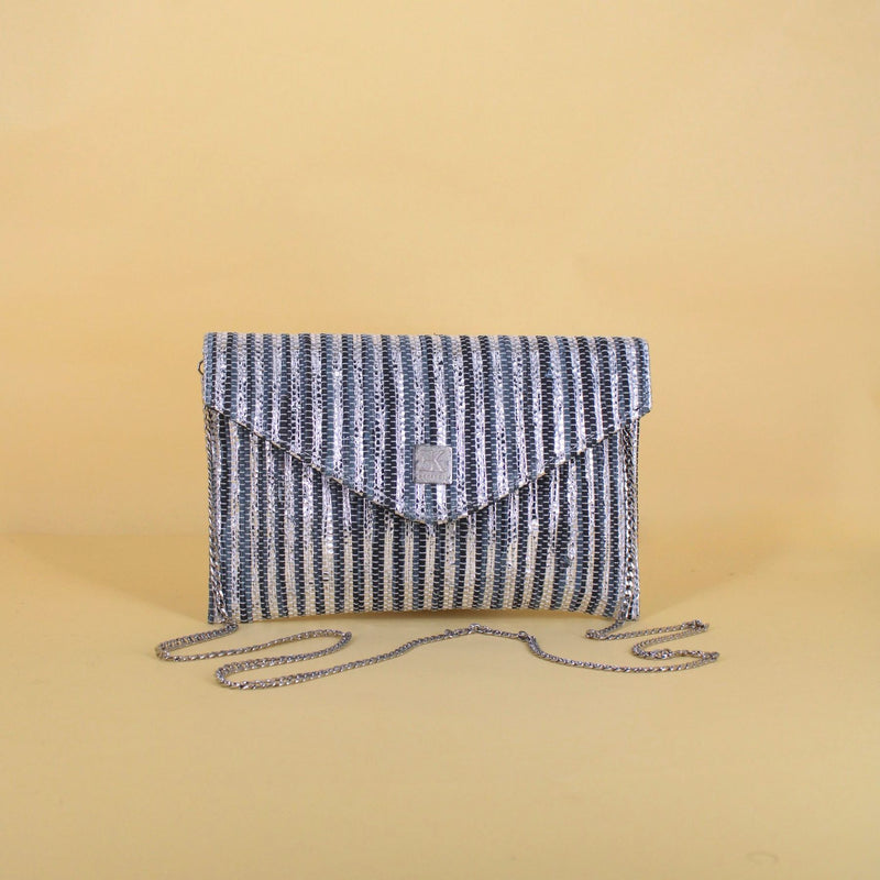Upcycled Envelope Clutch Sling (ECS0022) | Handcrafted from Plastic Waste