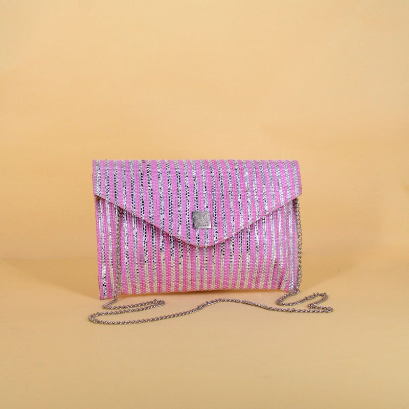 Upcycled Envelope Clutch Sling (ECS0021) | Handcrafted from Plastic Waste