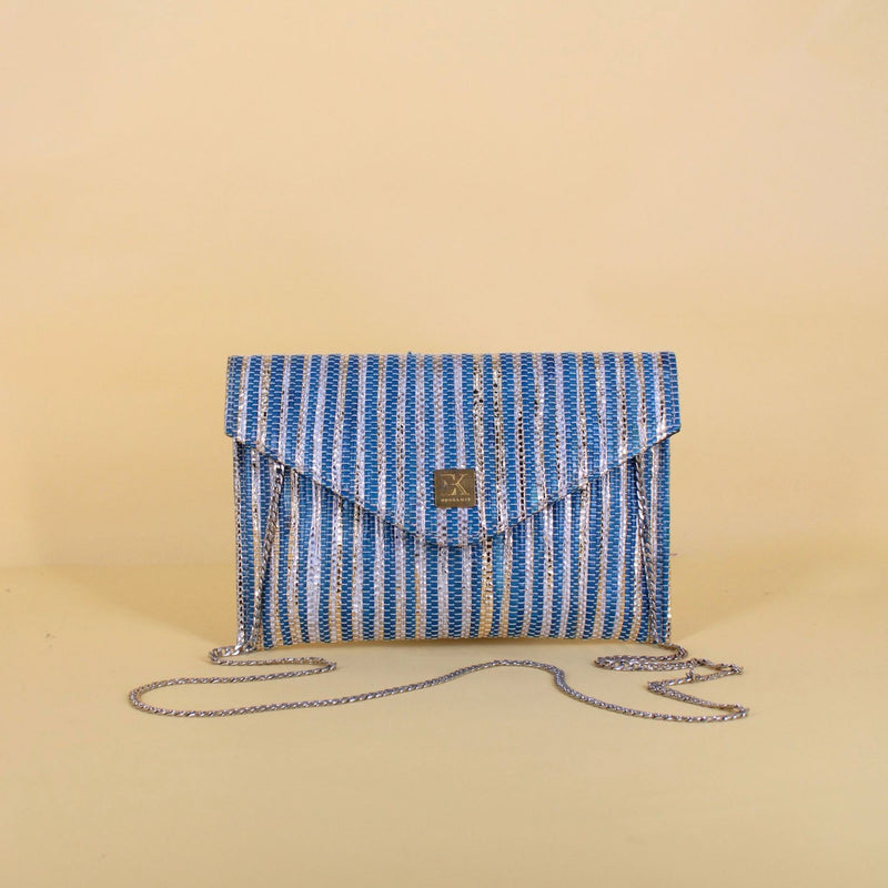 Upcycled Envelope Clutch Sling (ECS0023) | Handcrafted from Plastic Waste