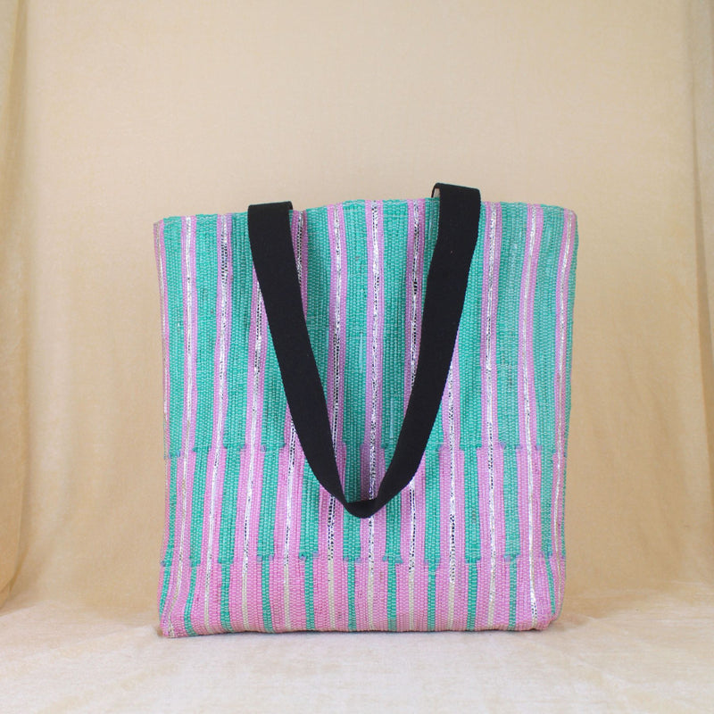 Classic Tote Designer (CTD0045) | Upcycled Handcrafted by Artisans