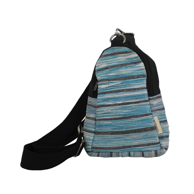 Upcycled Handwoven Shoulder Crossbody Bag (SCB0034)
