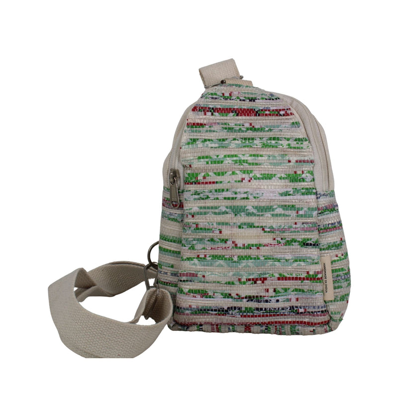 Upcycled Handwoven Shoulder Crossbody Bag (SCB0037)