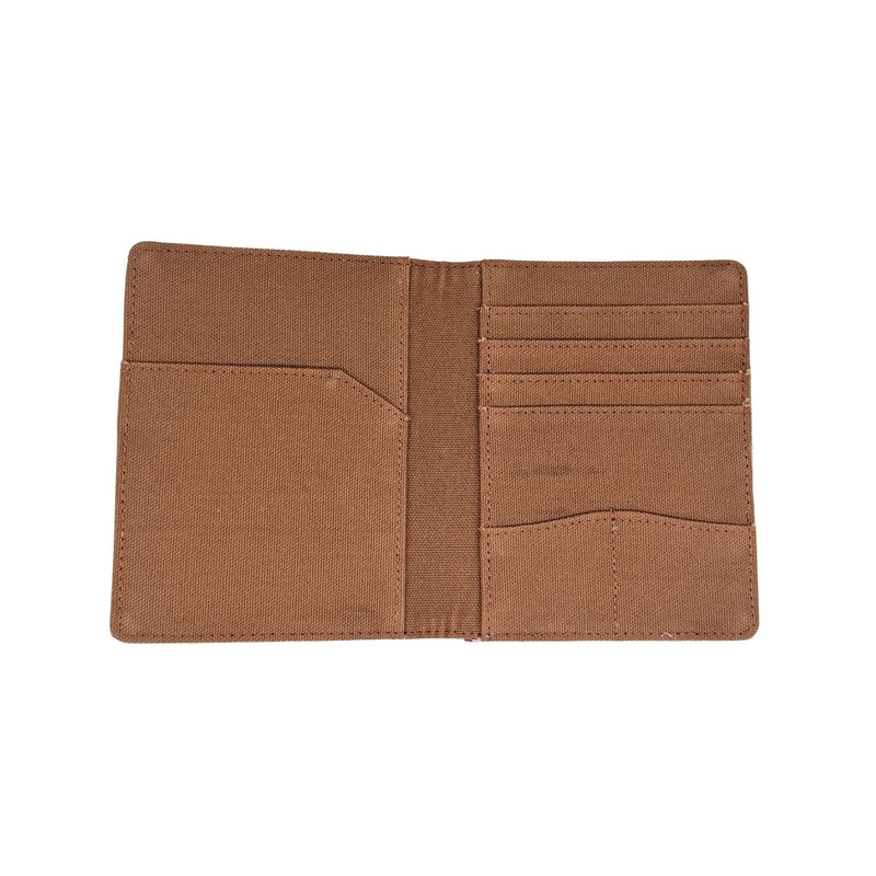 Upcycled Passport Holder & Travel Organiser inner side
