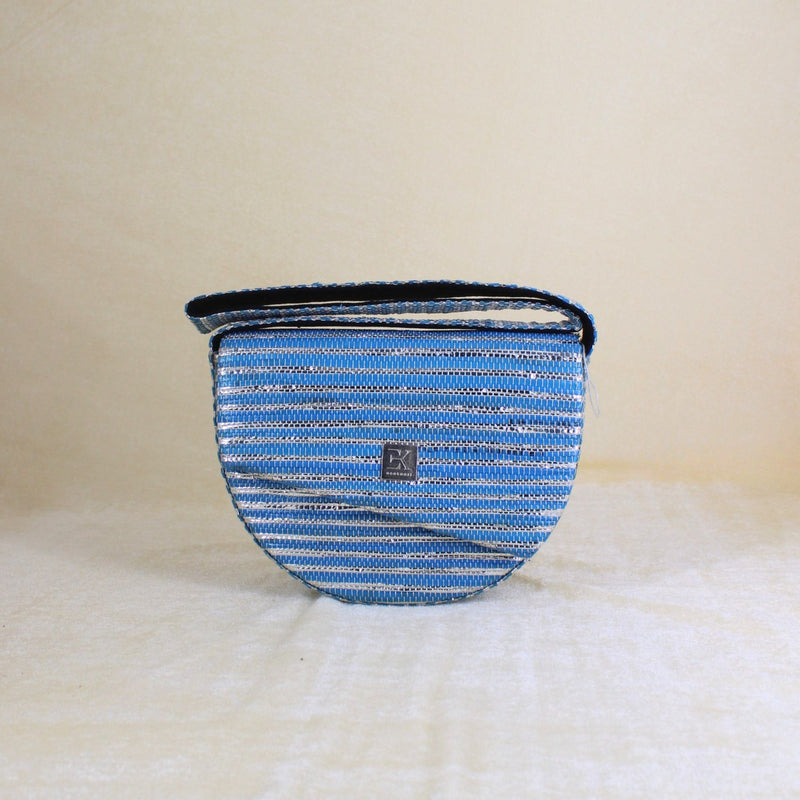 Upcycled Crescent Bag (CB0018) | Handcrafted Sling Bag