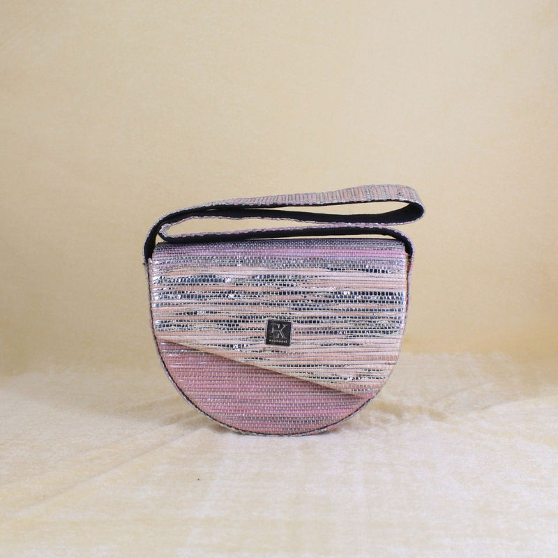 Upcycled Crescent Bag (CB0001) | Handcrafted Sling Bag