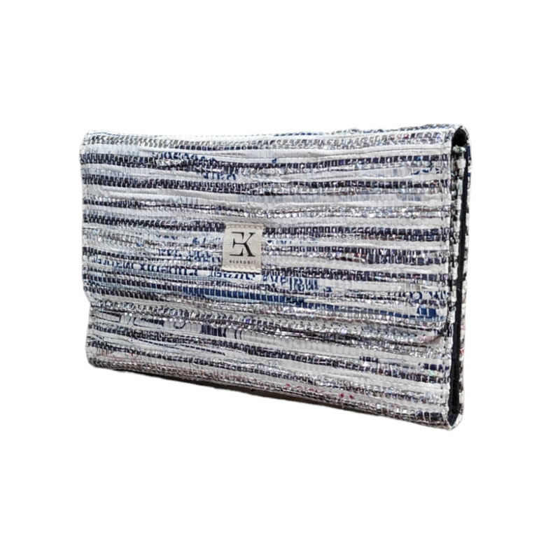 Upcycled Tri-Fold Wallet for Women