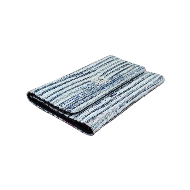 Upcycled Tri-Fold Wallet for Women