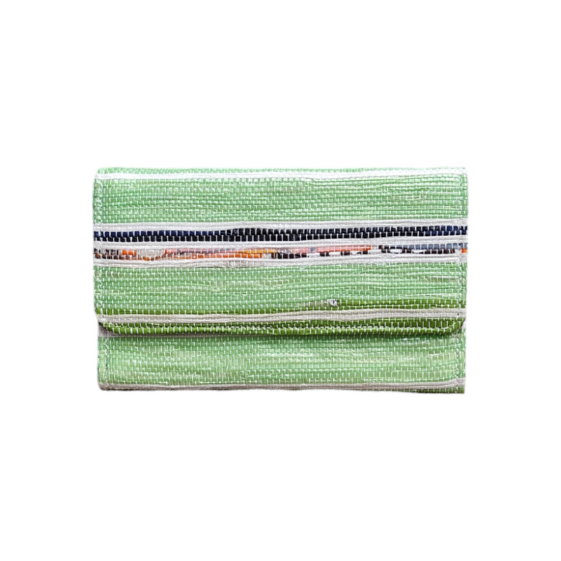 Upcycled Tri-Fold Wallet for Women