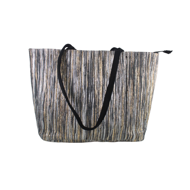 Upcycled Office Tote Bag 16" (OTL0024) | Handcrafted Laptop Tote