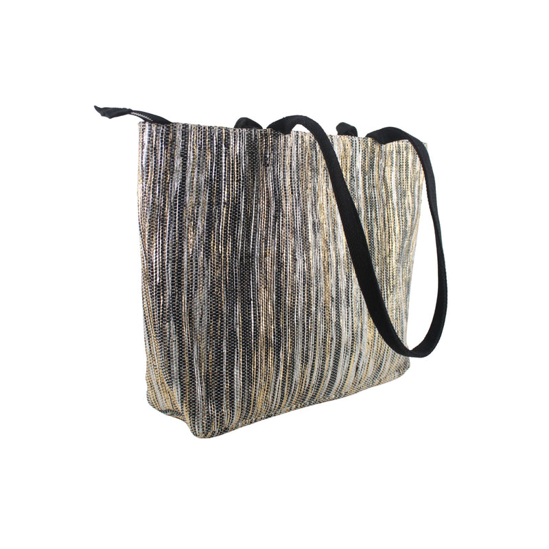 Upcycled Office Tote Bag 16" (OTL0024) | Handcrafted Laptop Tote