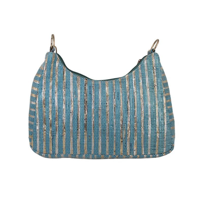 Upcycled Baguette Bag (BGT0045) | Sustainable Handbag for Women