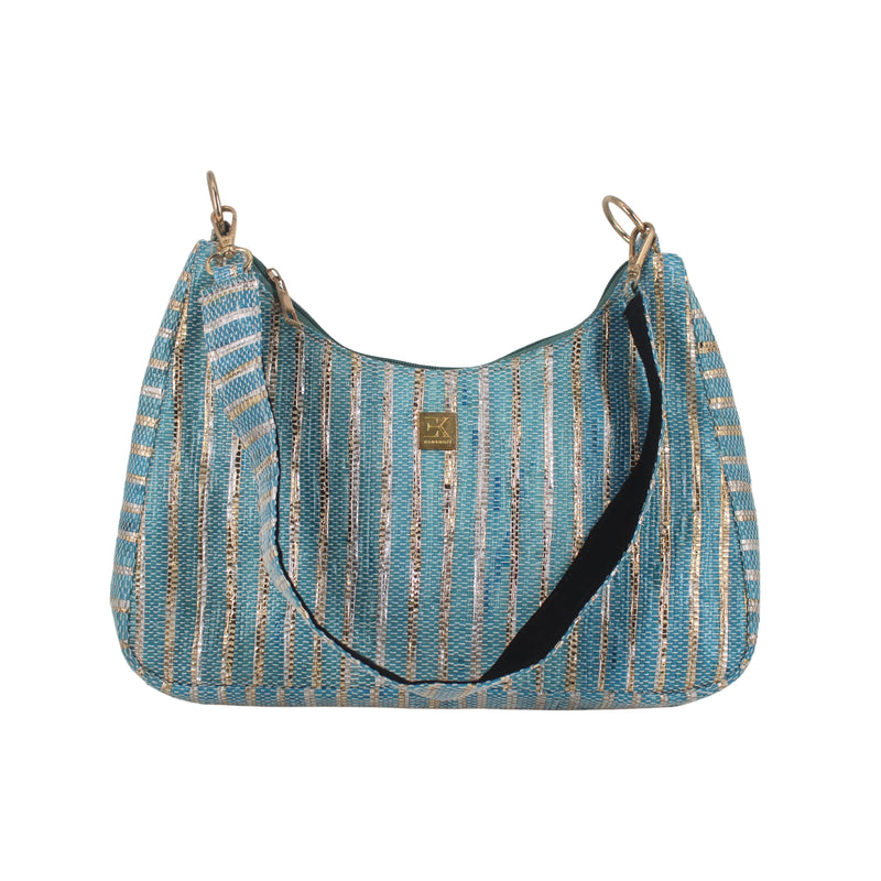 Upcycled Baguette Bag (BGT0045) | Sustainable Handbag for Women