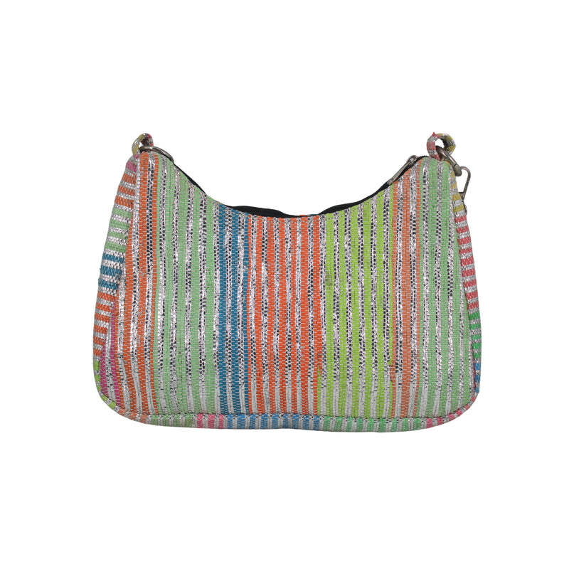 Upcycled Baguette Bag (BGT0044) | Sustainable Handbag for Women