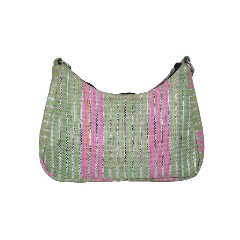 Upcycled Baguette Bag (BGT0043) | Sustainable Handbag for Women