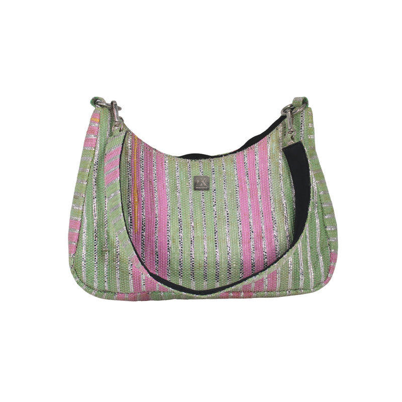 Upcycled Baguette Bag (BGT0043) | Sustainable Handbag for Women