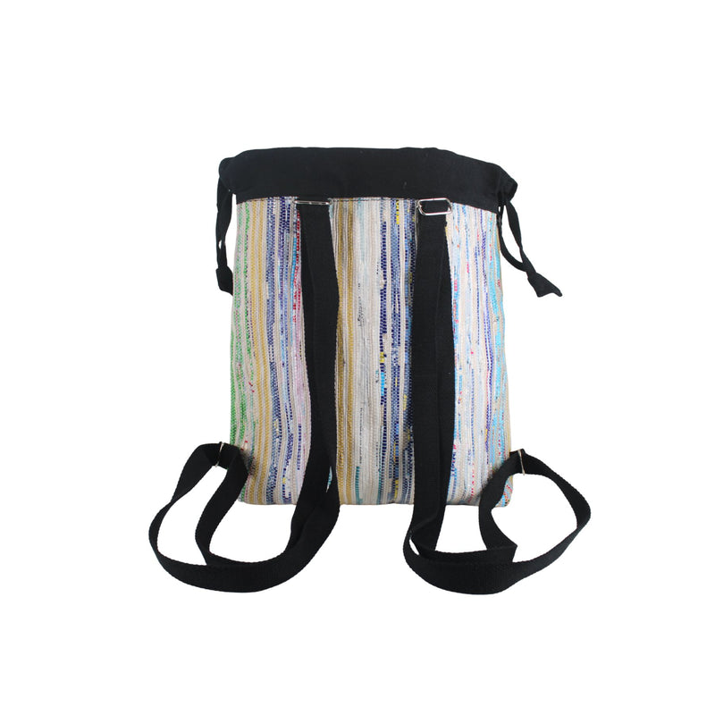 Upcycled Handwoven Light Backpack (LTB0083)
