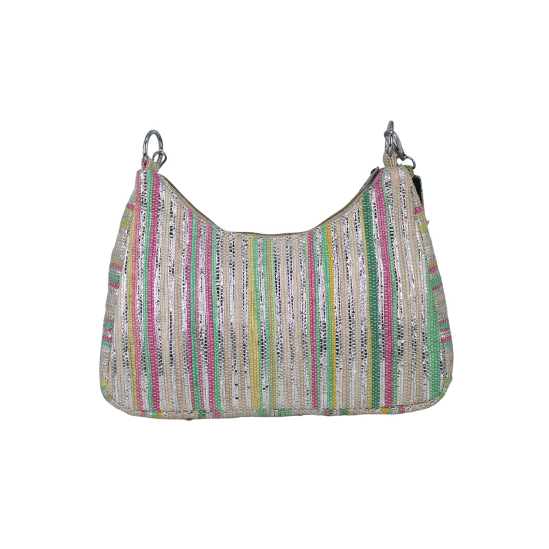 Upcycled Baguette Bag (BGT0039) | Sustainable Handbag for Women